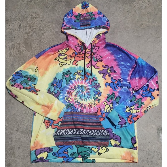 Tie-Dye Other - Tie Dye Dancing Bears Hoodie 2XL Womens -Fits Large L Mens ~Unisex